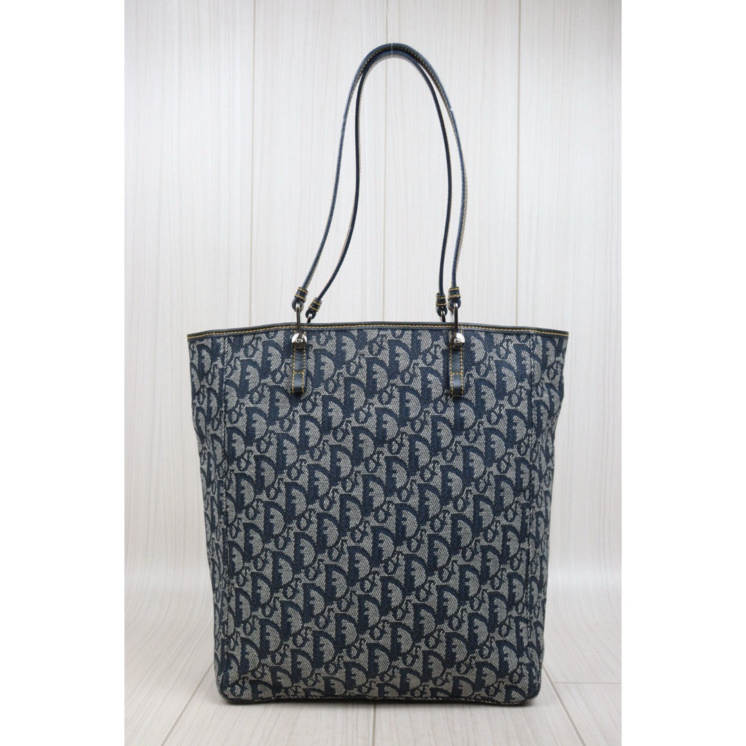 Very Good ( Rank A) ｜Dior Trotter Tote Bag Blue｜26020616