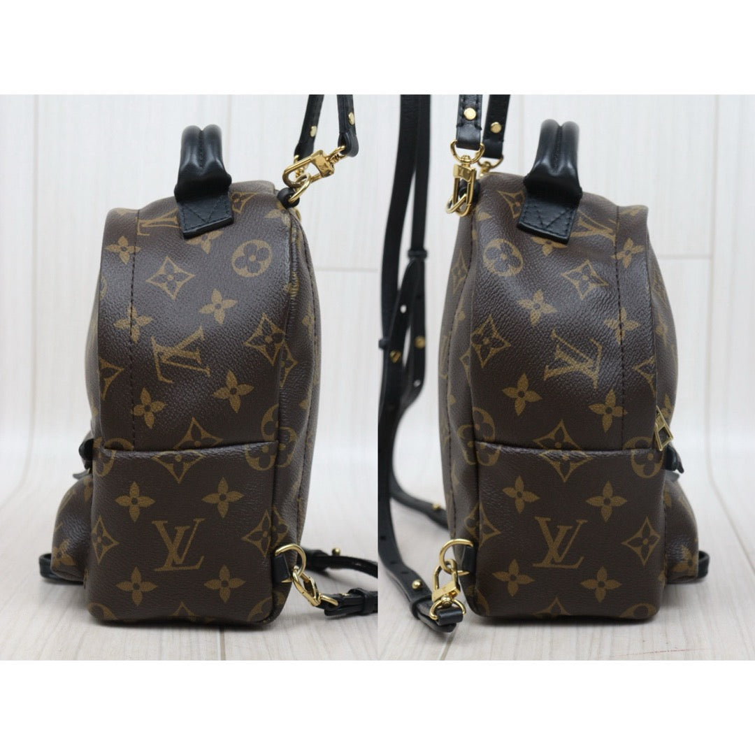 Very Good ( Rank A) ｜  LV Monogram Coated Canvas Mini Palm Springs Backpack｜S25071007