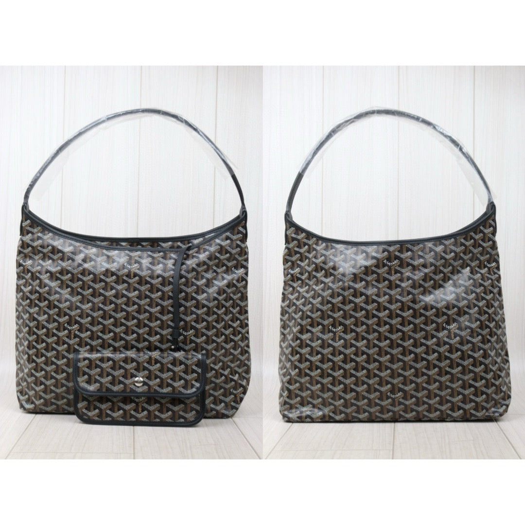 Excellent（Rank SA）｜ Goyard Boheme Hobo Shoulder Bag Black｜W24121305