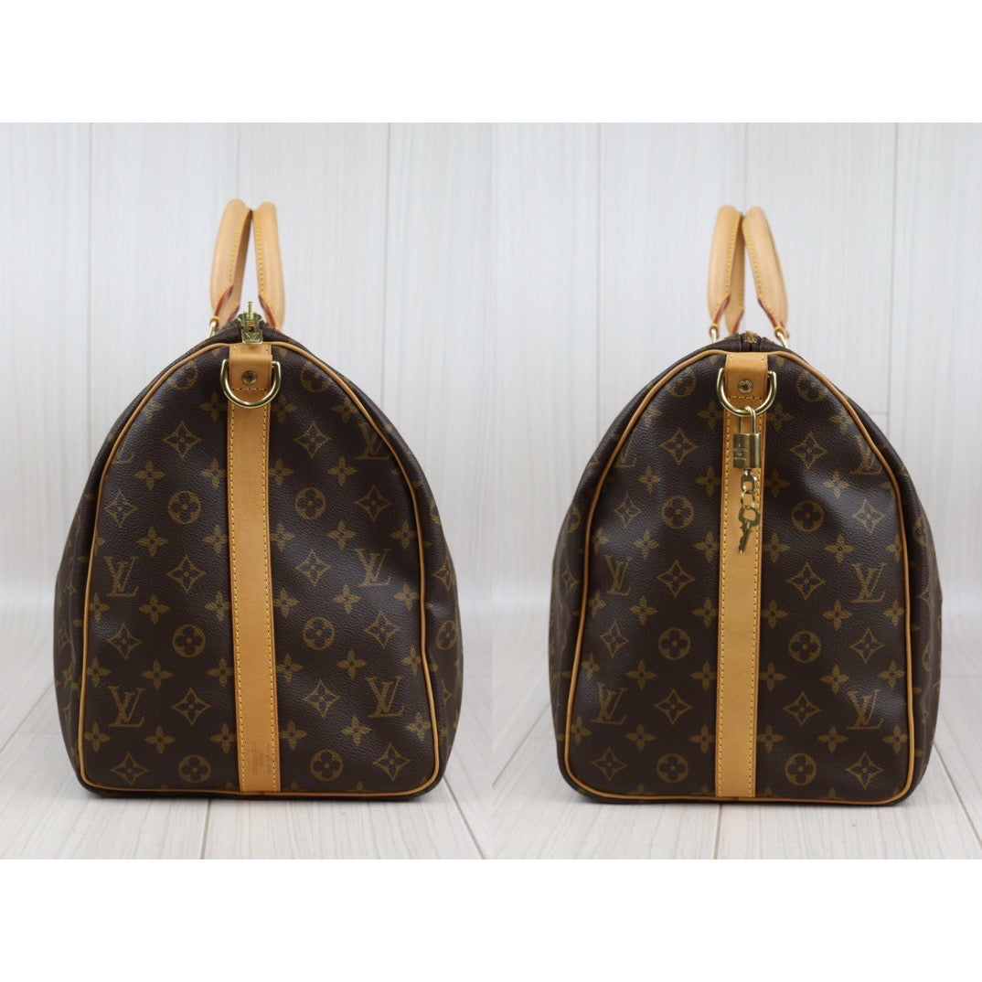 Rank A ｜ LV Monogram Keypol Bandrière 50 With Shoulderstrap｜24011303