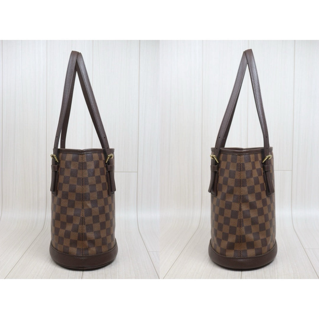 Include Entrupy Certificate of Authenticity｜Good ( Rank AB)｜ Louis Vuitton Damier Bucket PM Tote Bag｜26070904