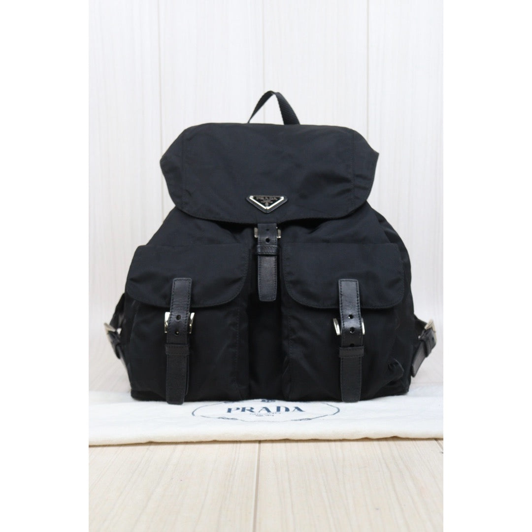 Very Good ( Rank A) ｜Prada Nylon Backpack Medium Black｜25122207