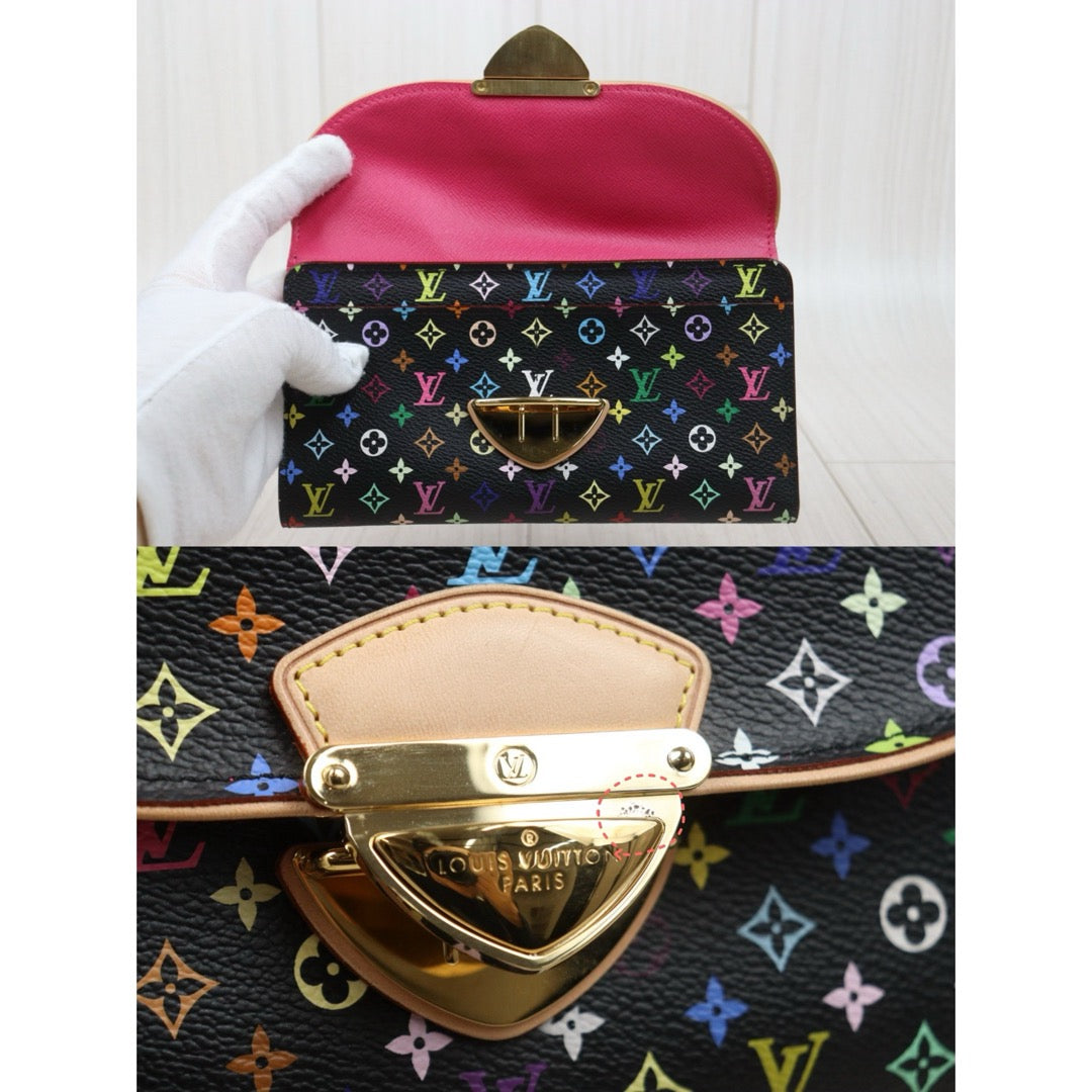 Very Good ( Rank A)｜  LV Monogram  Multicolor Portefeuille Eugenie Long Style Wallet ｜S25110402