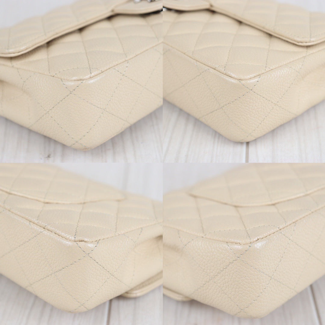 Rank A ｜ CHANEL Matrasse East West Classic Chain Shoulder Bag Beige｜23080303