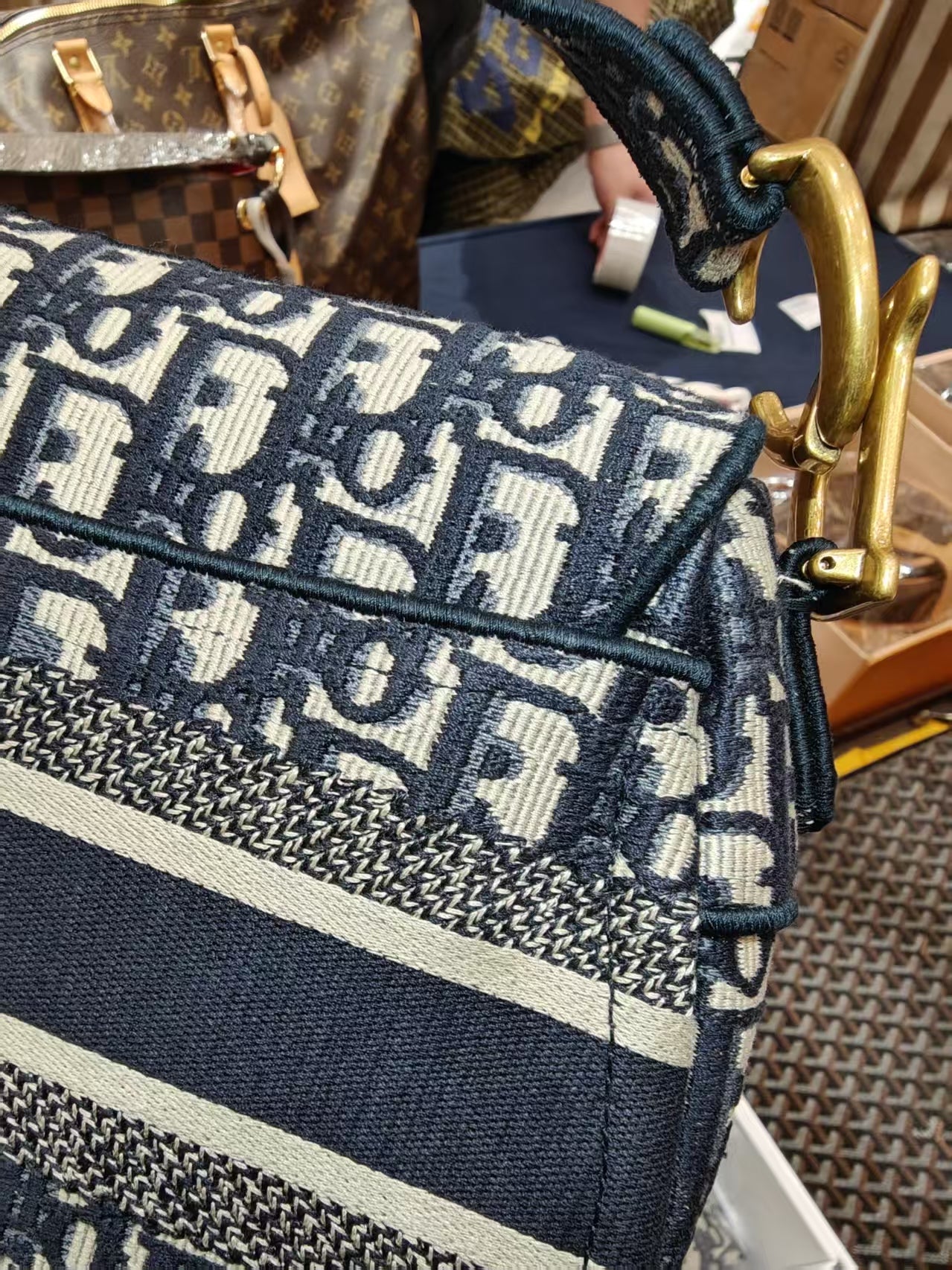 Dior Trotter Saddle Shoulder Bag