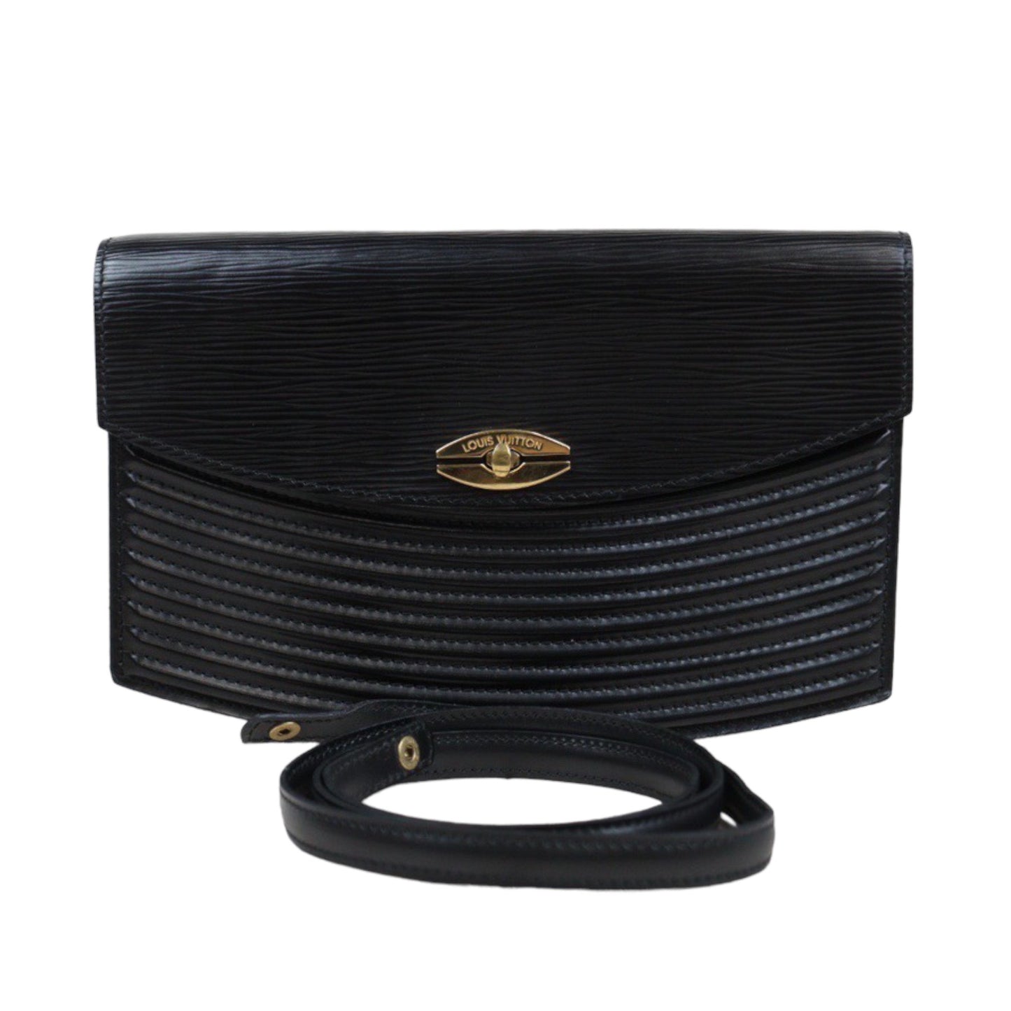 Rank A ｜ LV Epi Shoulder Bag Clutch Bag Black ｜23121609