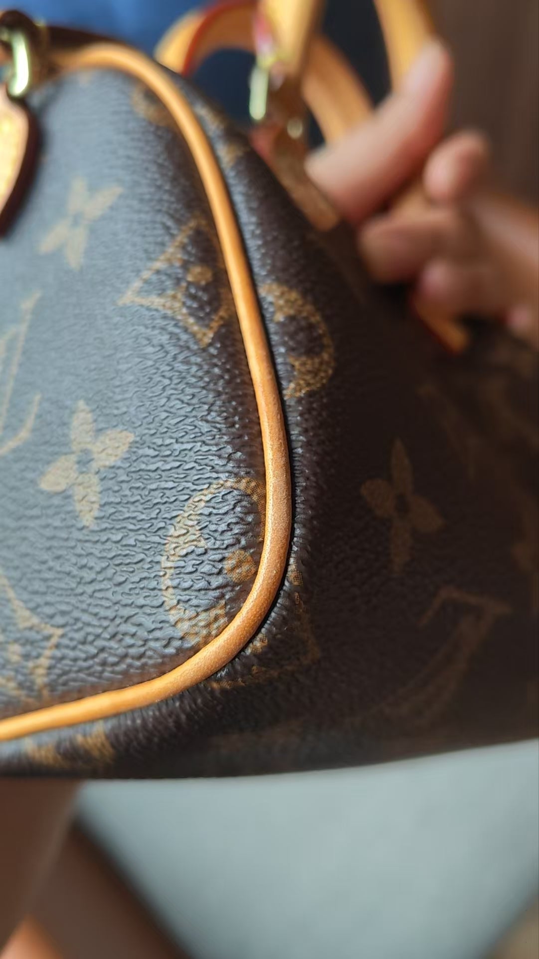 Rank AB ｜LV Monogram Nano Speedy  Shoulder Bag