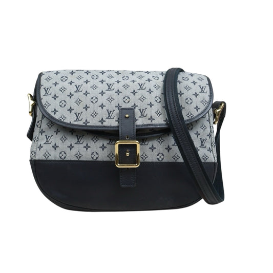 Include Entrupy Certificate of Authenticity｜Good ( Rank AB) ｜  Louis Vuitton Monogram Denim  Blue Shoulder Bag  ｜26050801
