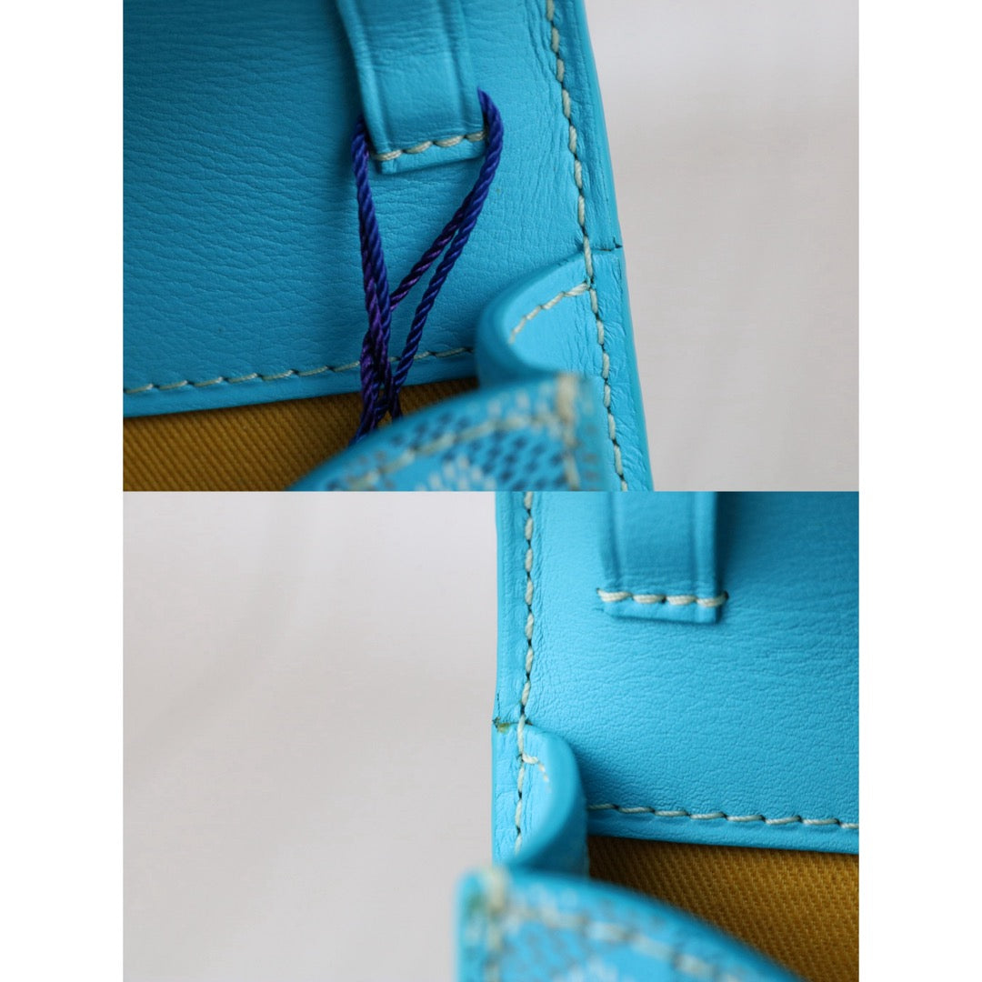 Include Entrupy Certificate of Authenticity｜Very Good ( Rank A) ｜ Goyard Monte-Carlo Blue WOC Shoulder Bag Limited Edition ｜X26051705