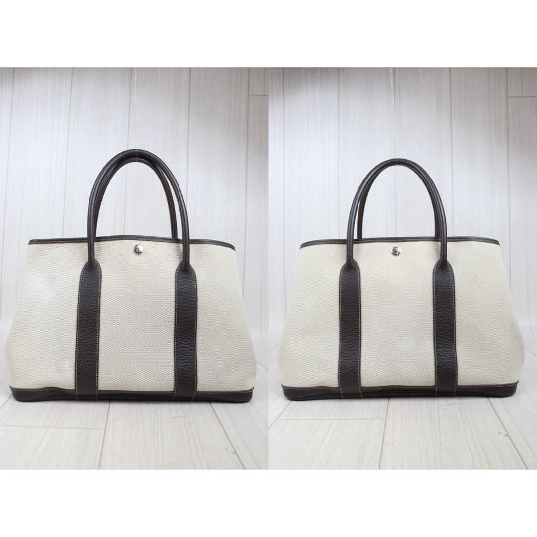 Very Good ( Rank A)｜ HERMES Garden Party PM Handbag □I Stamp Made In 2005 Year｜25091208
