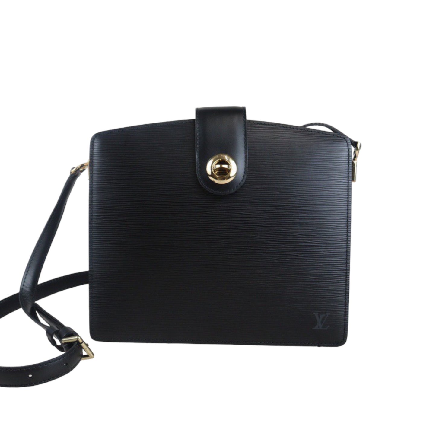 Rank A｜ LV Epi Shoulder Bag Black｜V23090714