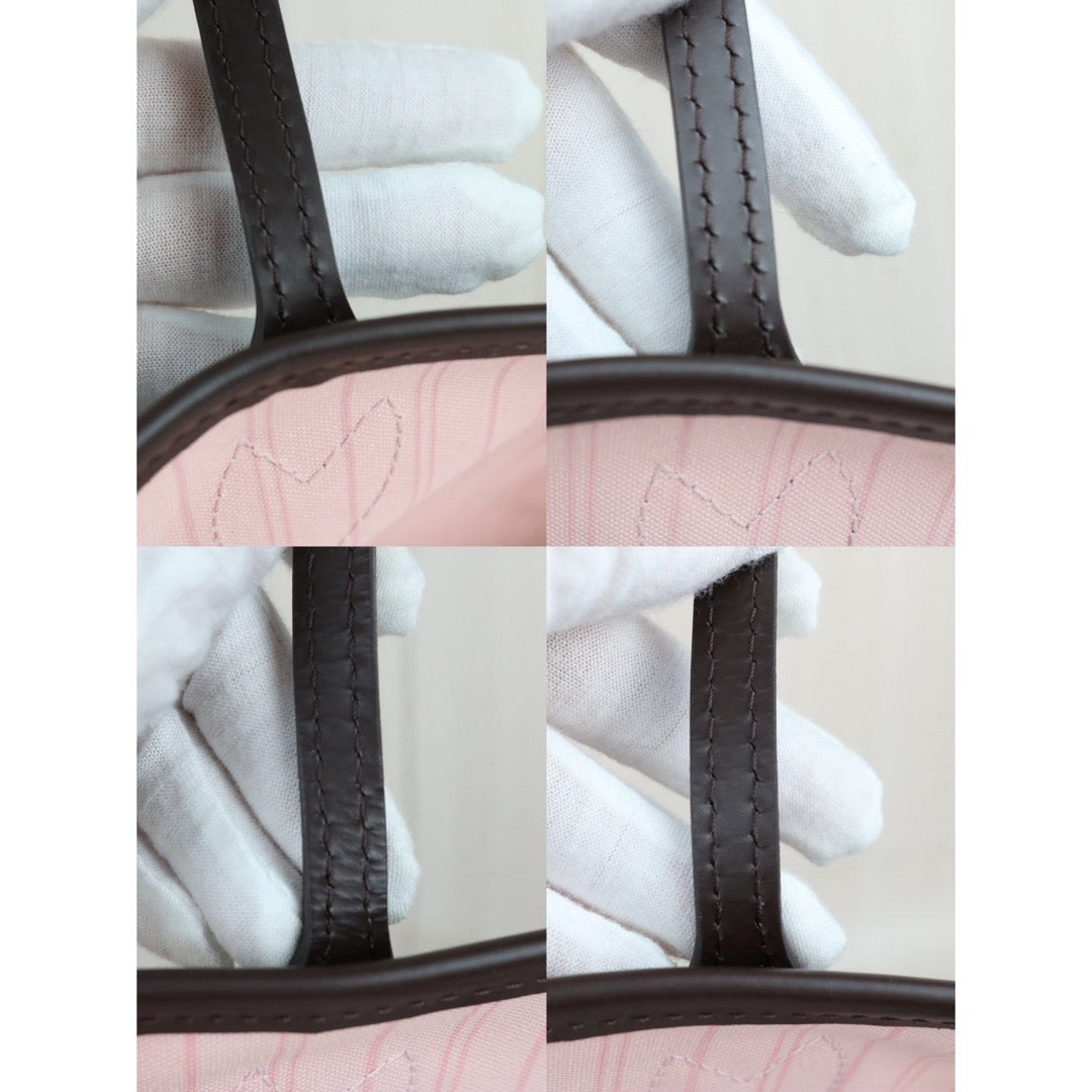 Include Entrupy Certificate of Authenticity｜Very Good ( Rank A)｜ Louis Vuitton Damier Ebene Neverful MM ShoulderBag With Pouch  IC Chips Model｜S26070901