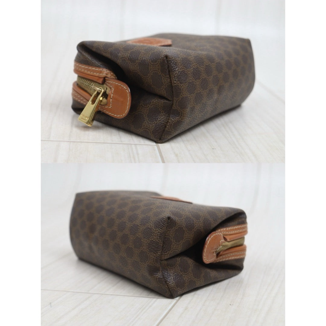 Include Entrupy Certificate of Authenticity｜Good ( Rank AB)｜ CELINE Macadam Vanity Clutch ｜26070909