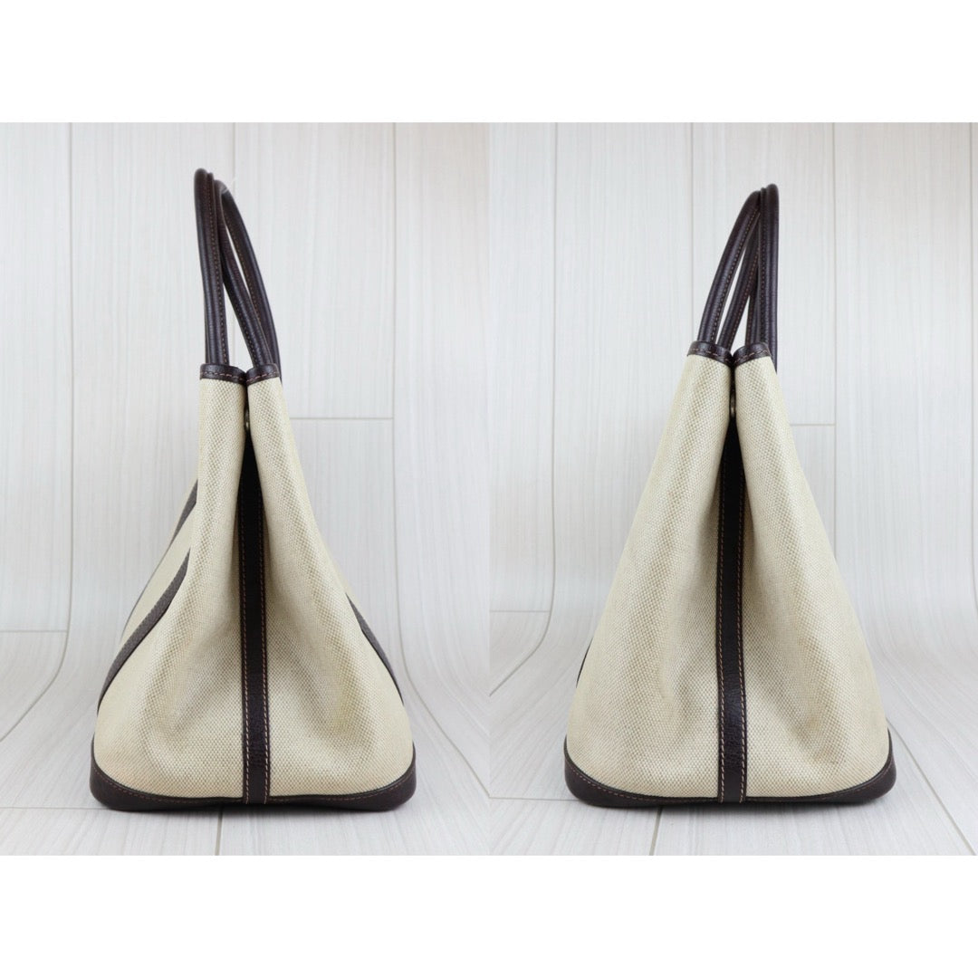 Good ( Rank AB)｜ HERMES Garden Party PM Handbag □F Stamp Made In 2002 Year｜W25070805