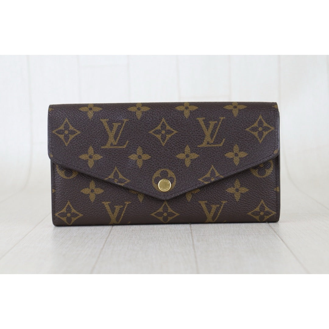 Include Entrupy Certificate of Authenticity｜Very Good ( Rank A)｜ Louis Vuitton Monogram Emilie Long Wallet ｜S26072513