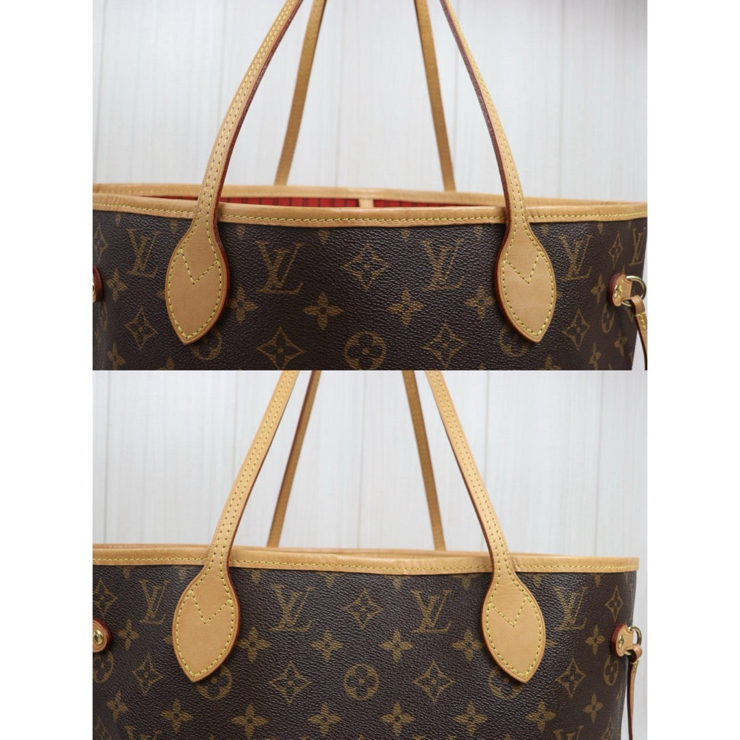 Include Entrupy Certificate of Authenticity｜Good ( Rank AB)｜Louis Vuitton Monogram Neverful MM ShoulderBag With Pouch｜S26080608