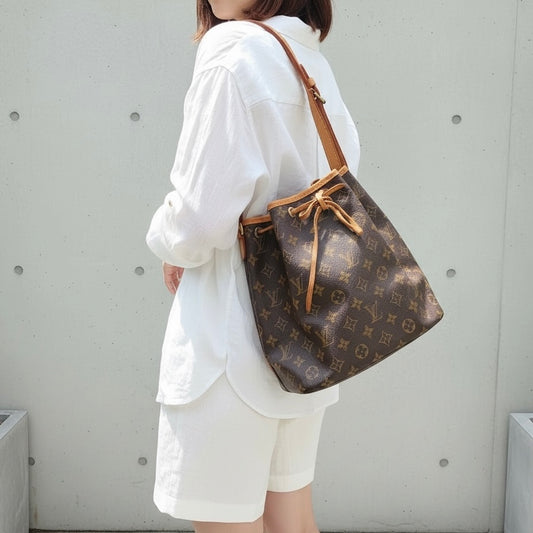Include Entrupy Certificate of Authenticity｜Good ( Rank AB)｜ Louis Vuitton Monogram Noe Shoulder Bag｜26050710