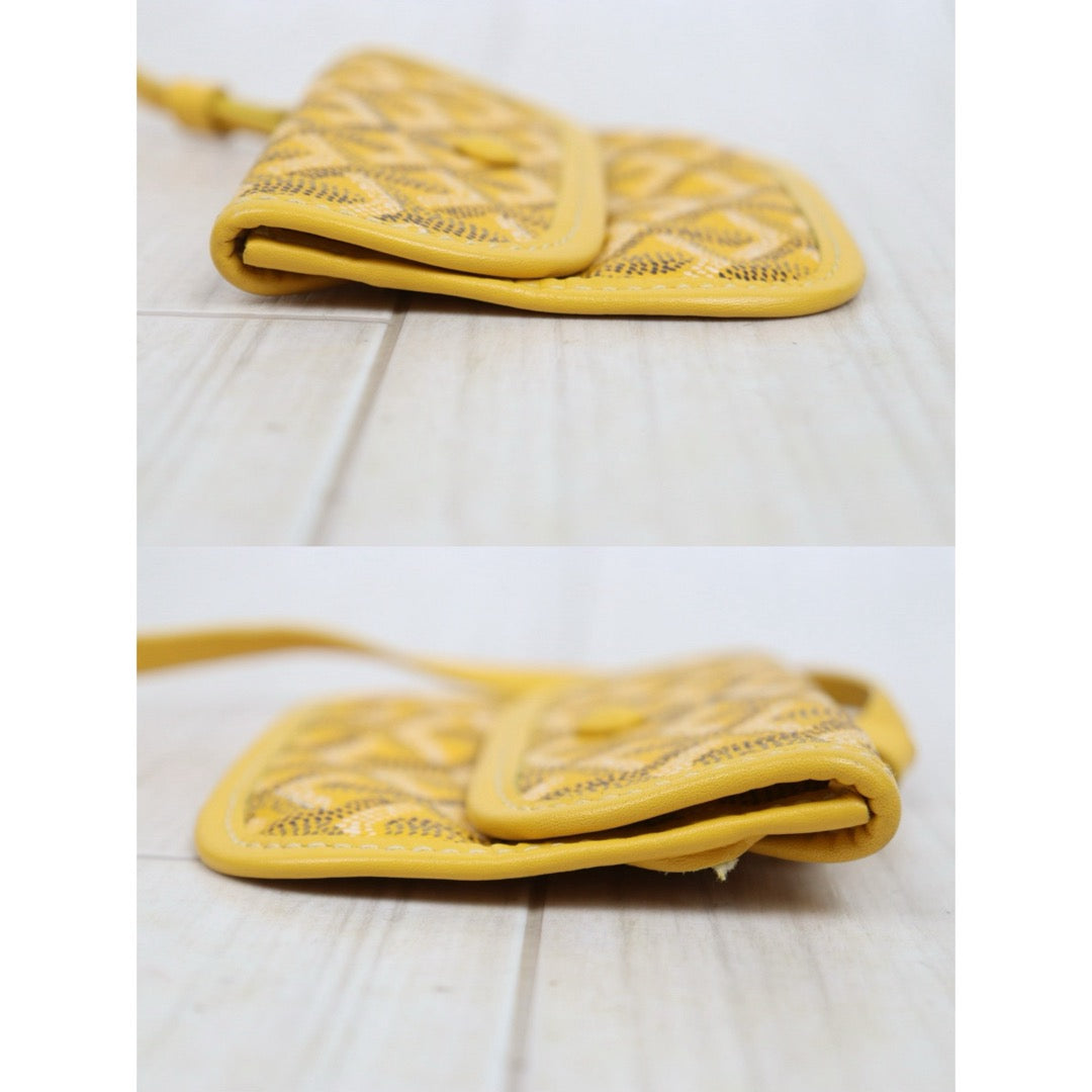 Good ( Rank AB) ｜ Goyard Anjou Vintage Mini Tote Bag Yellow Made In 2005Year｜Y25110423