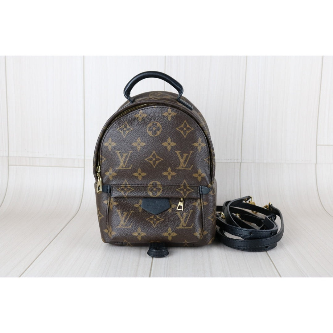 Very Good ( Rank A) ｜  LV Monogram Coated Canvas Mini Palm Springs Backpack｜S25061003