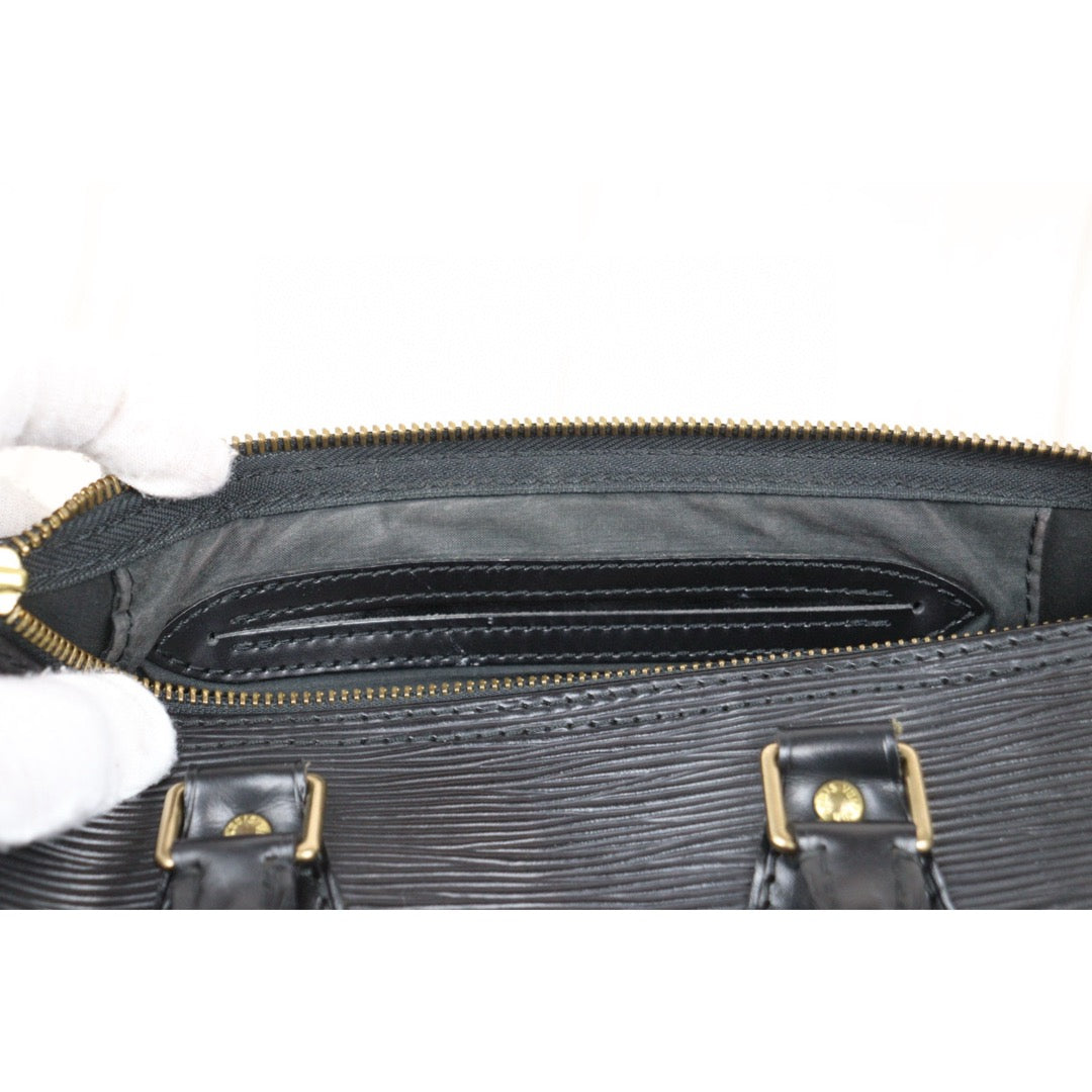 Good ( Rank AB)｜ LV Epi Speedy 25 Hand Bag Black｜25052110