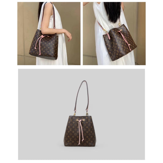 Very Good ( Rank A)｜ LV Monogram Neonoe Canvas  Pink Shoulder Bag ｜S25033014