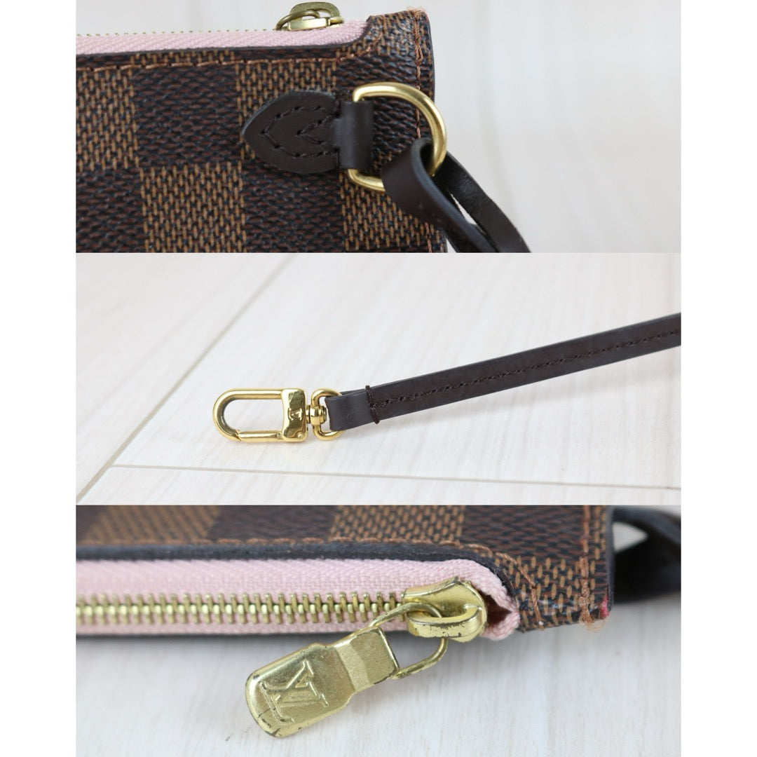 Include Entrupy Certificate of Authenticity｜Good ( Rank AB)｜Louis Vuitton Damier Neverfull MM With Pouch ｜S26052515