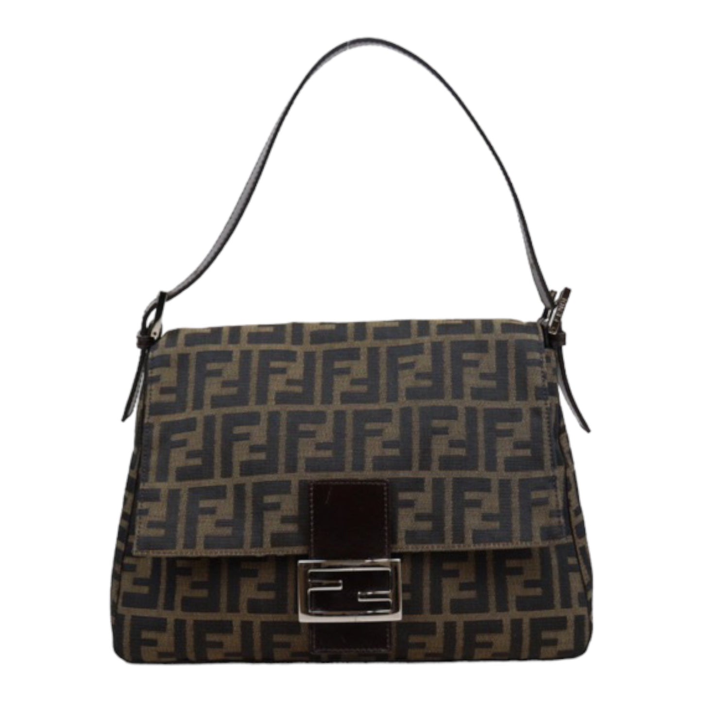 Rank A｜ FENDI Zucca Mamma Baguette Shoulder Bag ｜V24010833