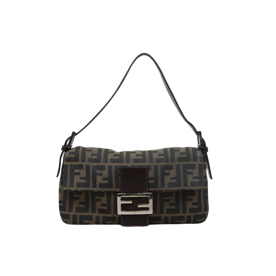 Good ( Rank AB) ｜ FENDI Zucca Mamma Baguette Shoulder Bag｜S24102811