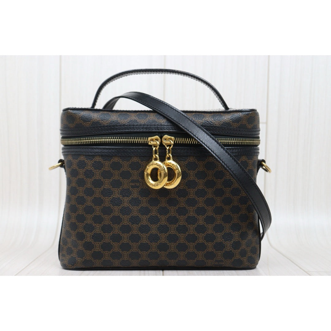 Very Good ( Rank A)｜ CELINE Macadam Vanity Handbag Shoulder Bag ｜25071708
