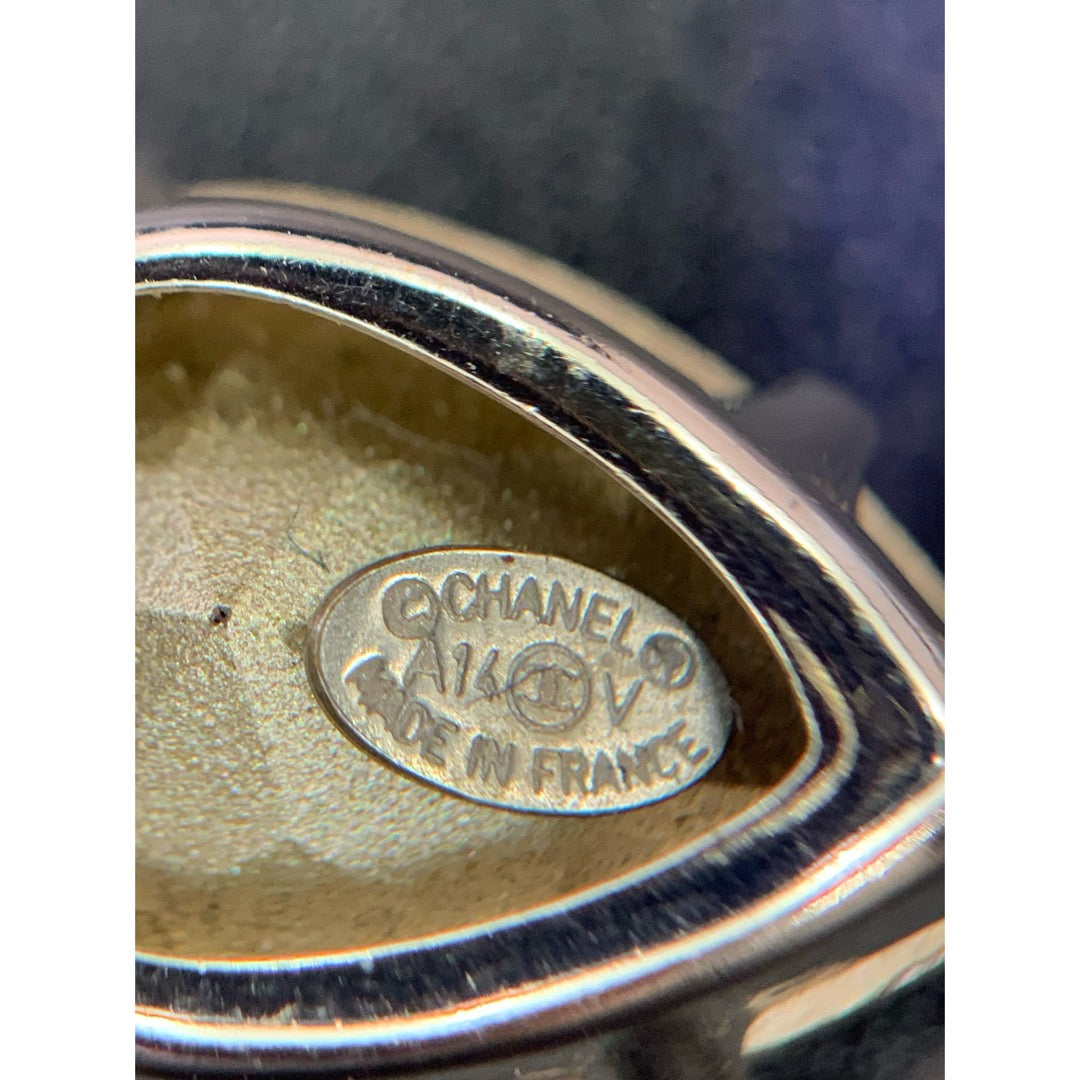 Very Good ( Rank A) ｜CHANEL  COCO Mark Rhinestone Earrings ｜V25073109