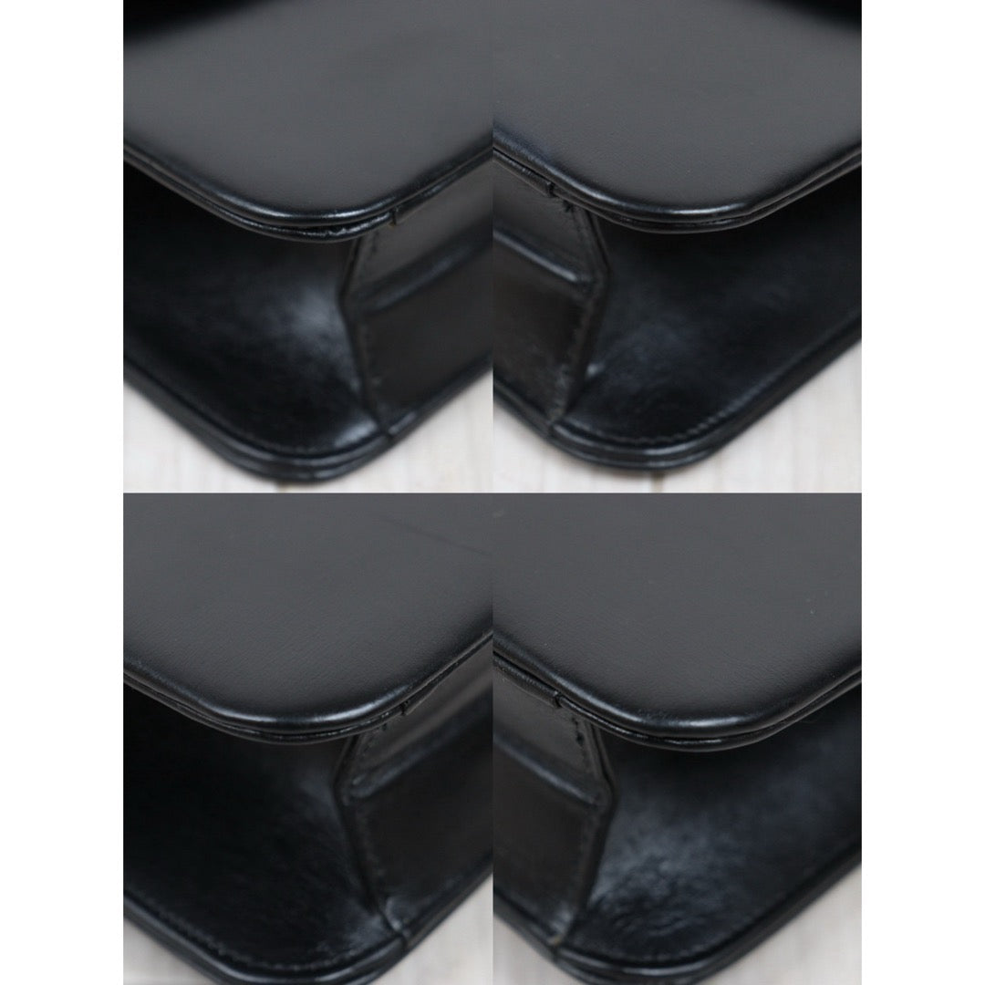 Very Good ( Rank A)｜Dior Vintage Calf Leather Chain Shoulder Bag Black ｜26020613