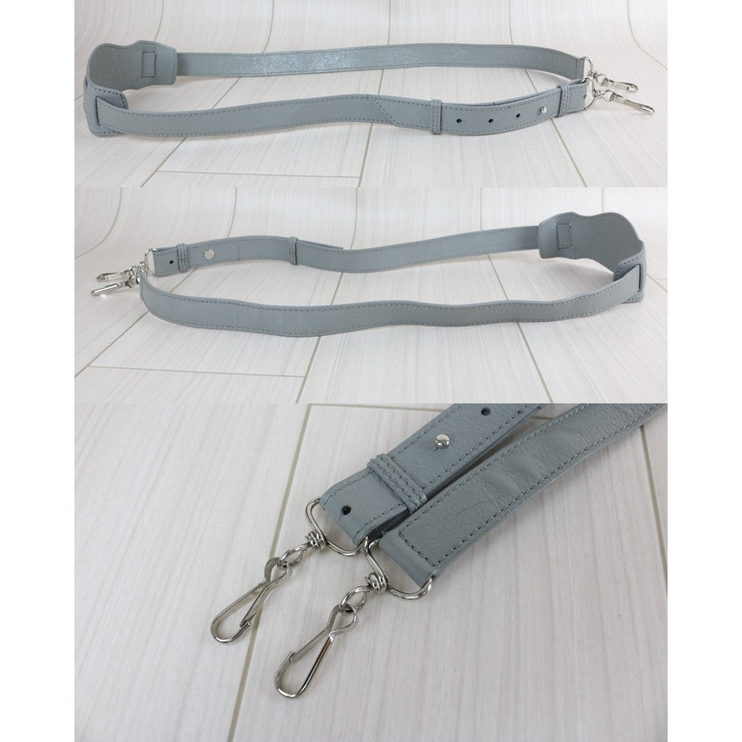 Include Entrupy Certificate of Authenticity｜Good ( Rank AB)｜Balenciaga Waxed Leather Gaint Classic Mini City Grey HandBag Shoulder Bag ｜S26072604