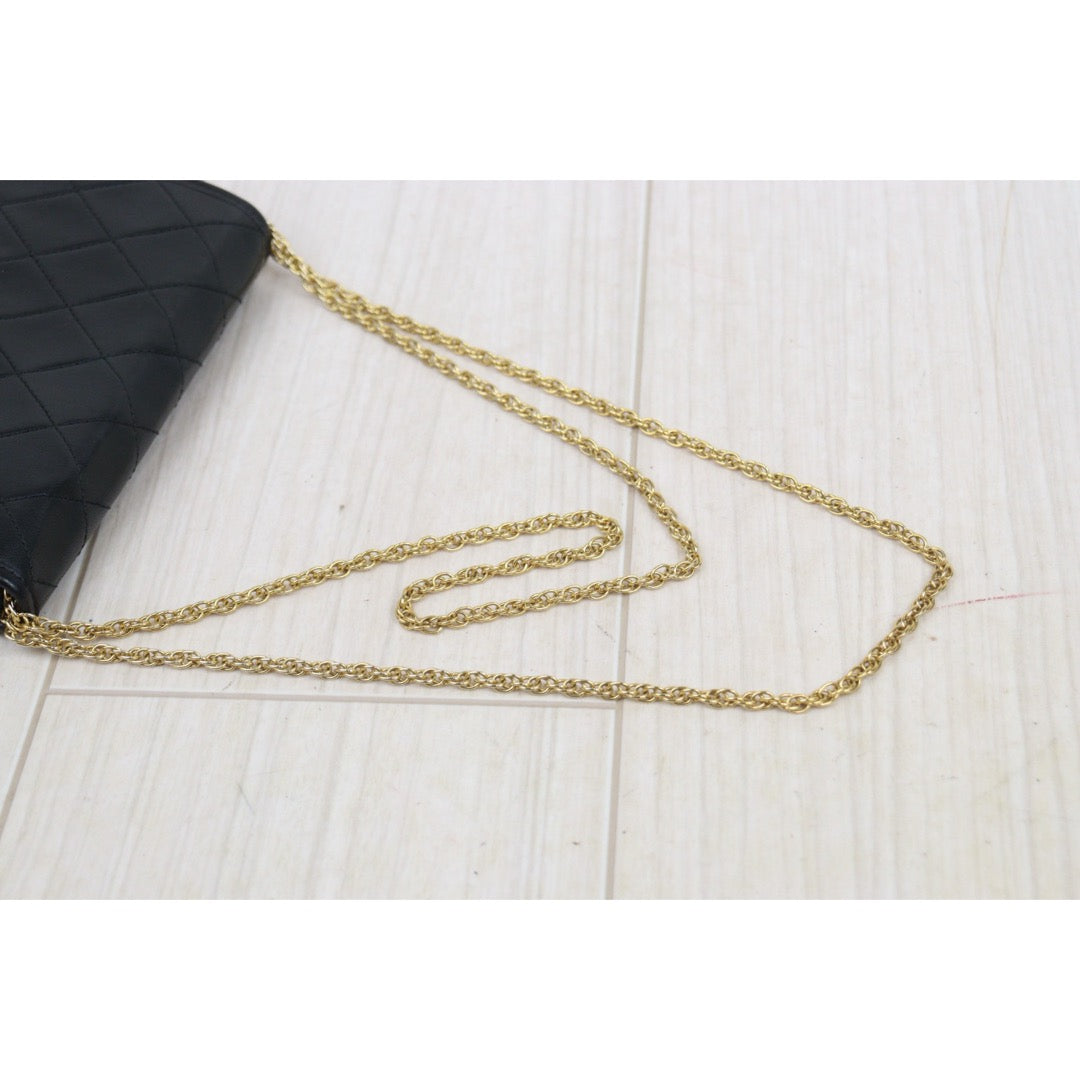 Good ( Rank AB)｜ CHANEL Mini Coco Mark  Lambskin Matrasse Chain Shoulder Bag Made In 1986 - 1988Year｜25082202