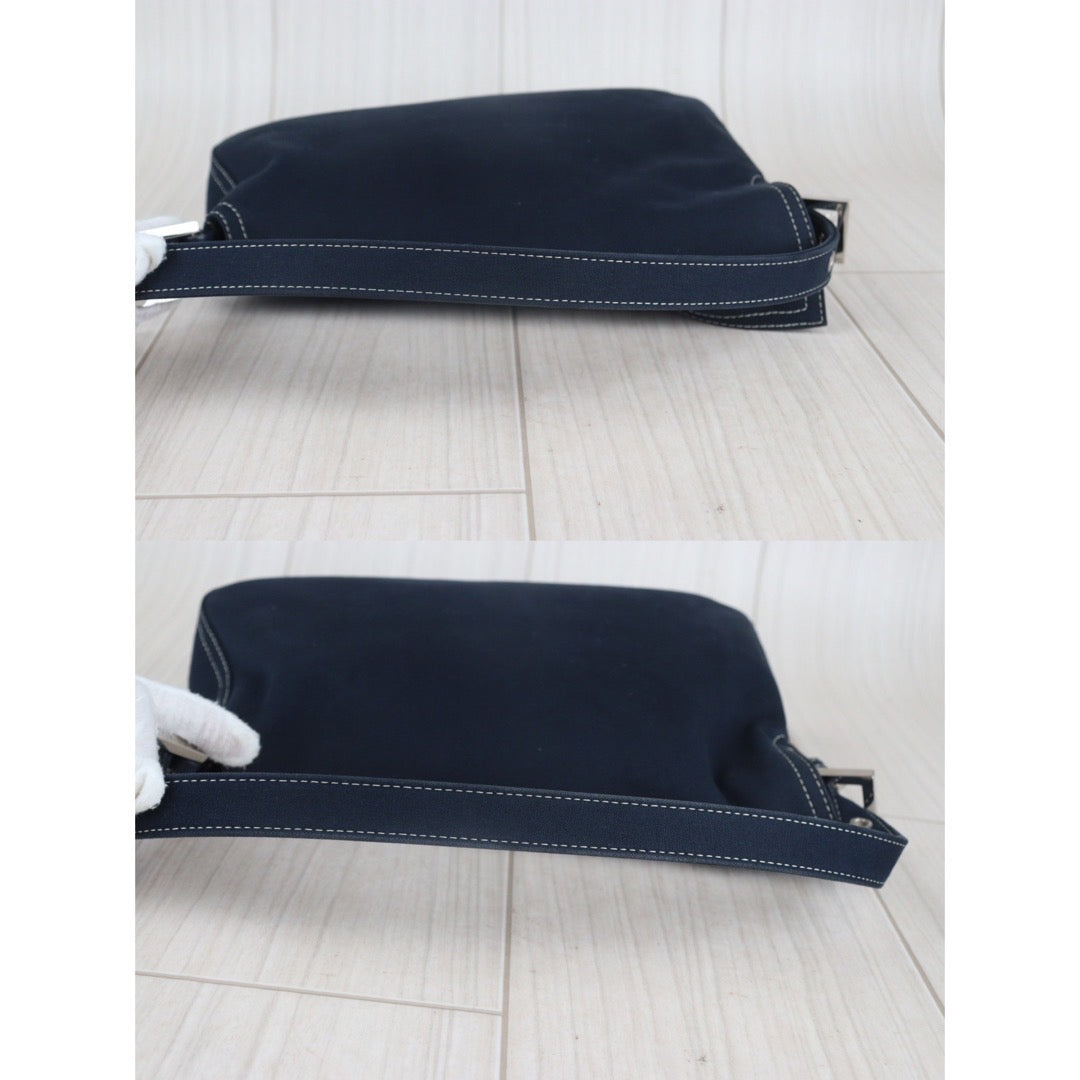 Rank A ｜  FENDI Denim Baguette Shoulder Bag  ｜23090906