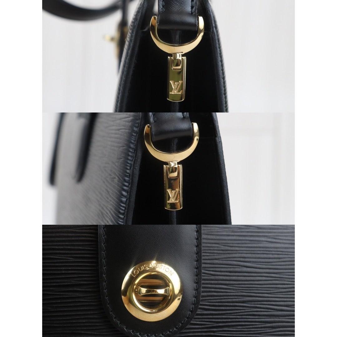 Rank A｜ LV Epi Shoulder Bag Black｜23082605