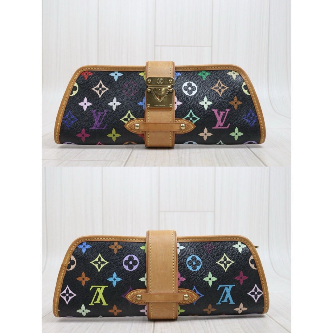 Include Entrupy Certificate of Authenticity｜Good ( Rank AB)｜  Louis Vuitton Monogram  Multicolor Shirley Clutch Hand Bag｜S26080610
