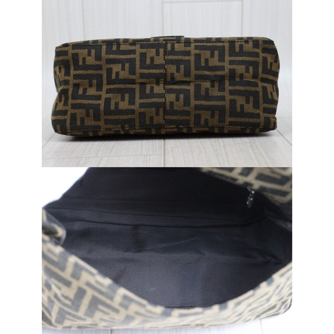 Good ( Rank AB)｜ FENDI Zucca Mamma Baguette Shoulder Bag ｜25042103