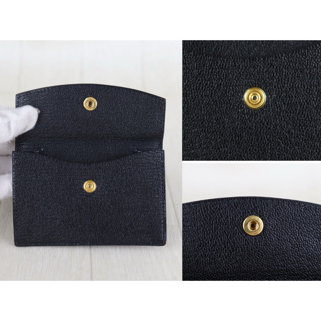 Include Entrupy Certificate of Authenticity｜Good ( Rank AB)｜ HERMES Bearn Compact Black Y Stamp Made In 2020 Year｜Z26100204