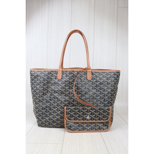 Rank AB ｜ Goyard Saint-Louis PM Tote Bag Brown｜Y24080112