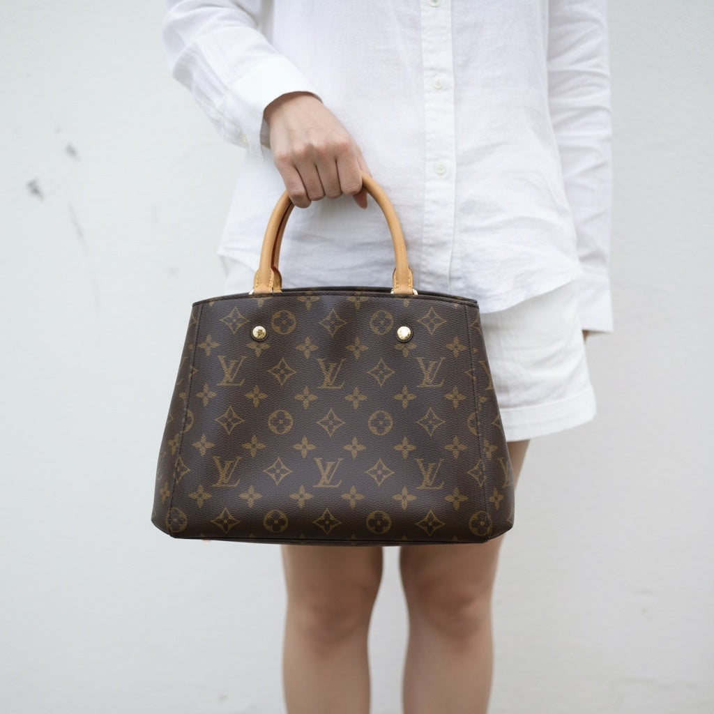Include Entrupy Certificate of Authenticity｜Good ( Rank AB)｜ Louis Vuitton Monogram Montaigne BB Hand Bag Shoulder Bag｜X26051719