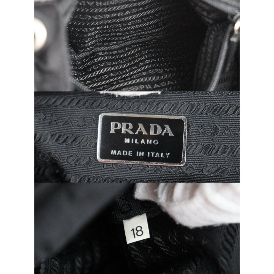 Rank AB｜Prada Nylon Backpack Medium Black｜V24071504