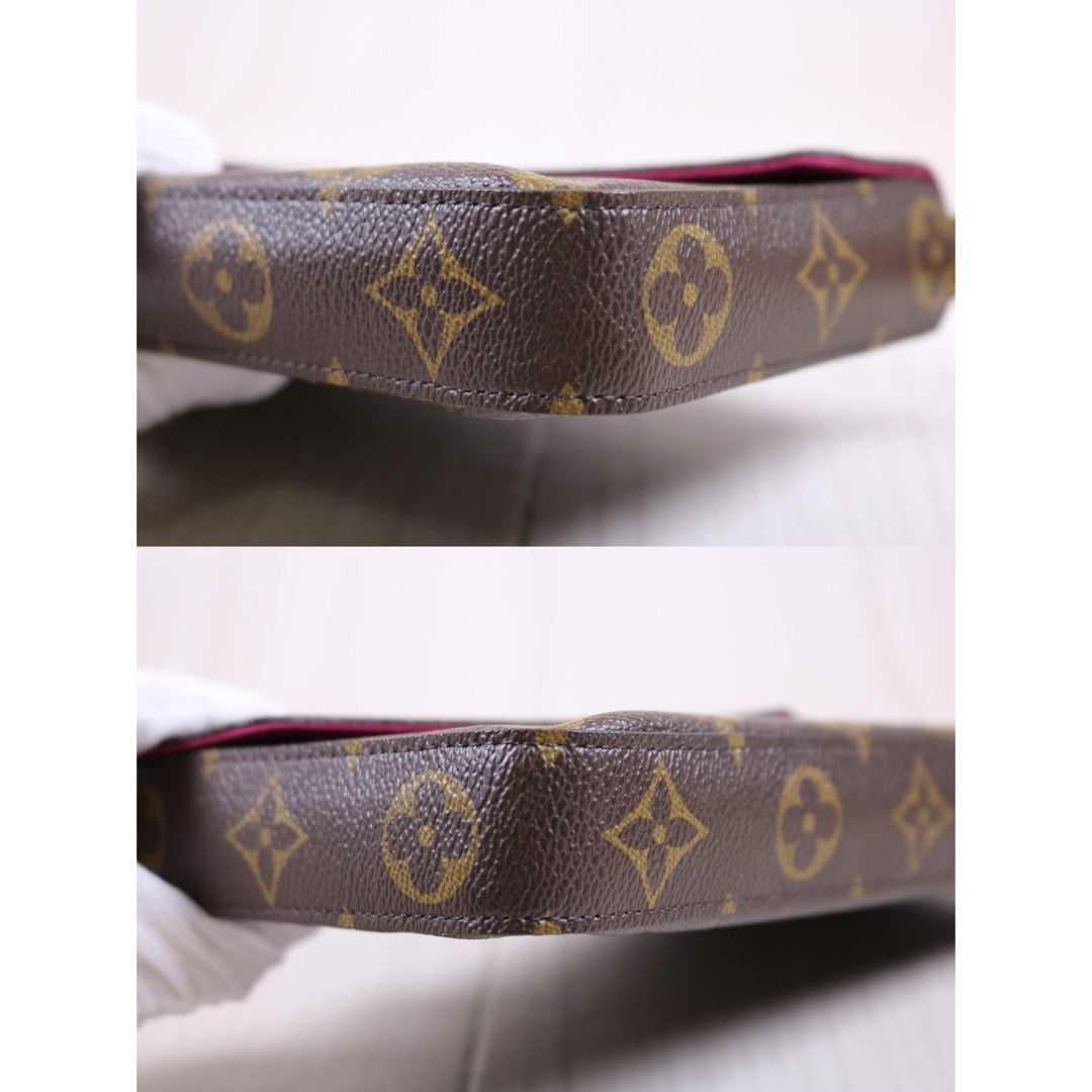 Rank A｜LV Monogram Pochette Felicie Shoulder Bag｜S24030411