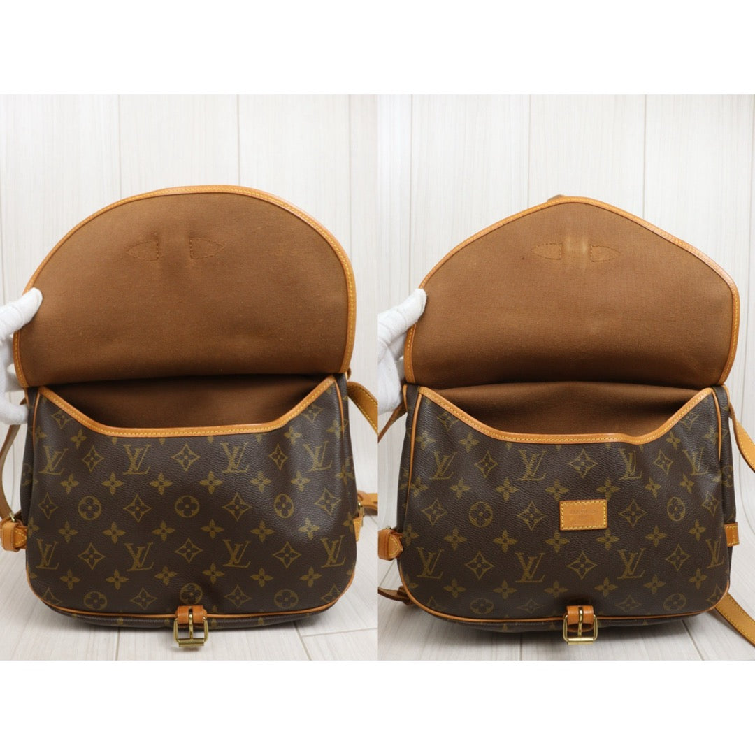 Include Entrupy Certificate of Authenticity｜Good ( Rank AB) ｜ Louis Vuitton Monogram Saumur 30 Shoulder Bag｜26093003