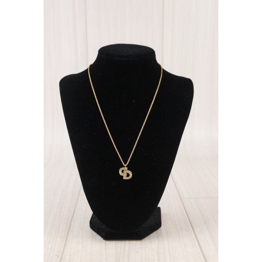 Very Good ( Rank A)
 ｜ Dior CD Rhinestone Necklace Earring Set ｜24082214