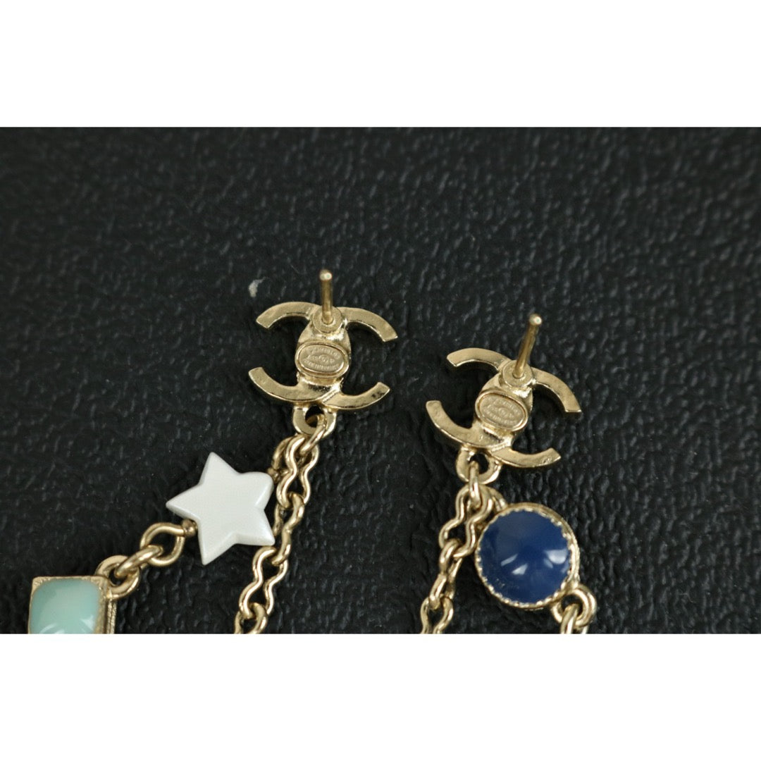 Very Good ( Rank A)｜ CHANEL  Coco Mark  Colored Pearls  Earrings ｜F25021109