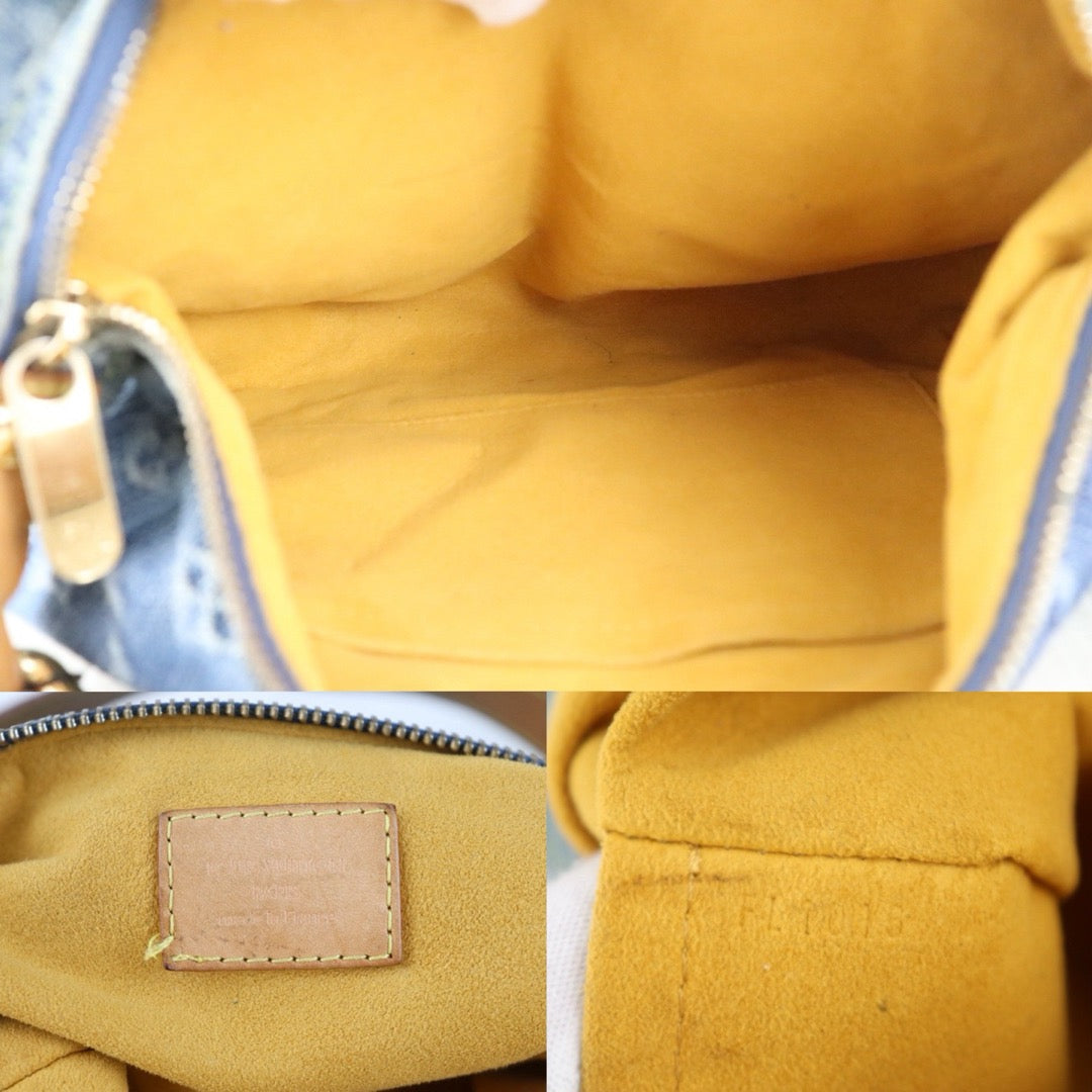 Include Entrupy Certificate of Authenticity｜Good ( Rank AB)｜Louis Vuitton Monogram Denim Baggy PM  ShoulderBag｜Z26092907