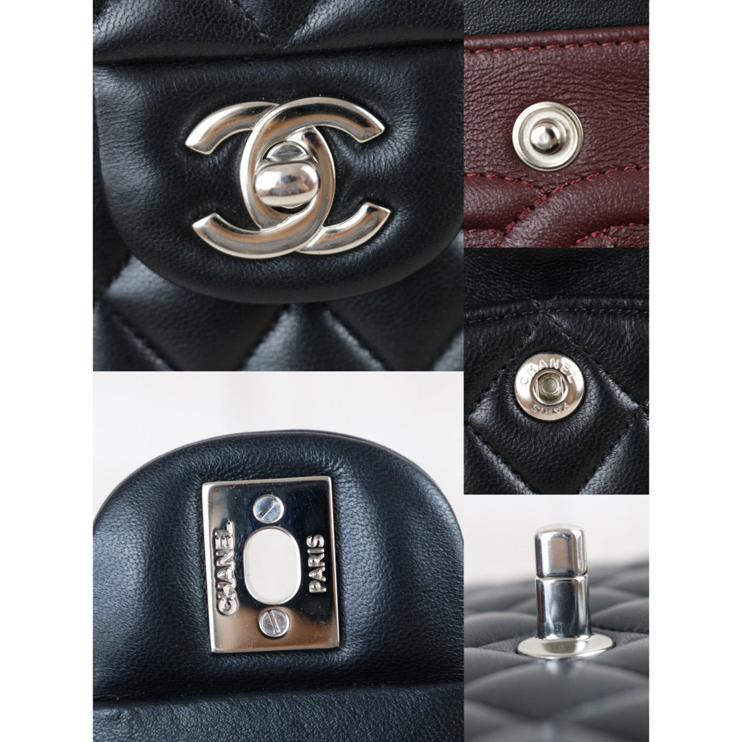 Include Entrupy Certificate of Authenticity｜Very Good ( Rank A)｜ CHANEL Lamb Skin Matrasse Chain Double Flap 23 Shoulder Bag  Black Made In 2020-2021 Year｜S26090748