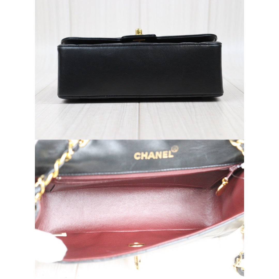 Rank A｜ CHANEL Matrasse Diana 22 Lamb Skin  Chain Bag Made in 1991-1994 Year｜24041129