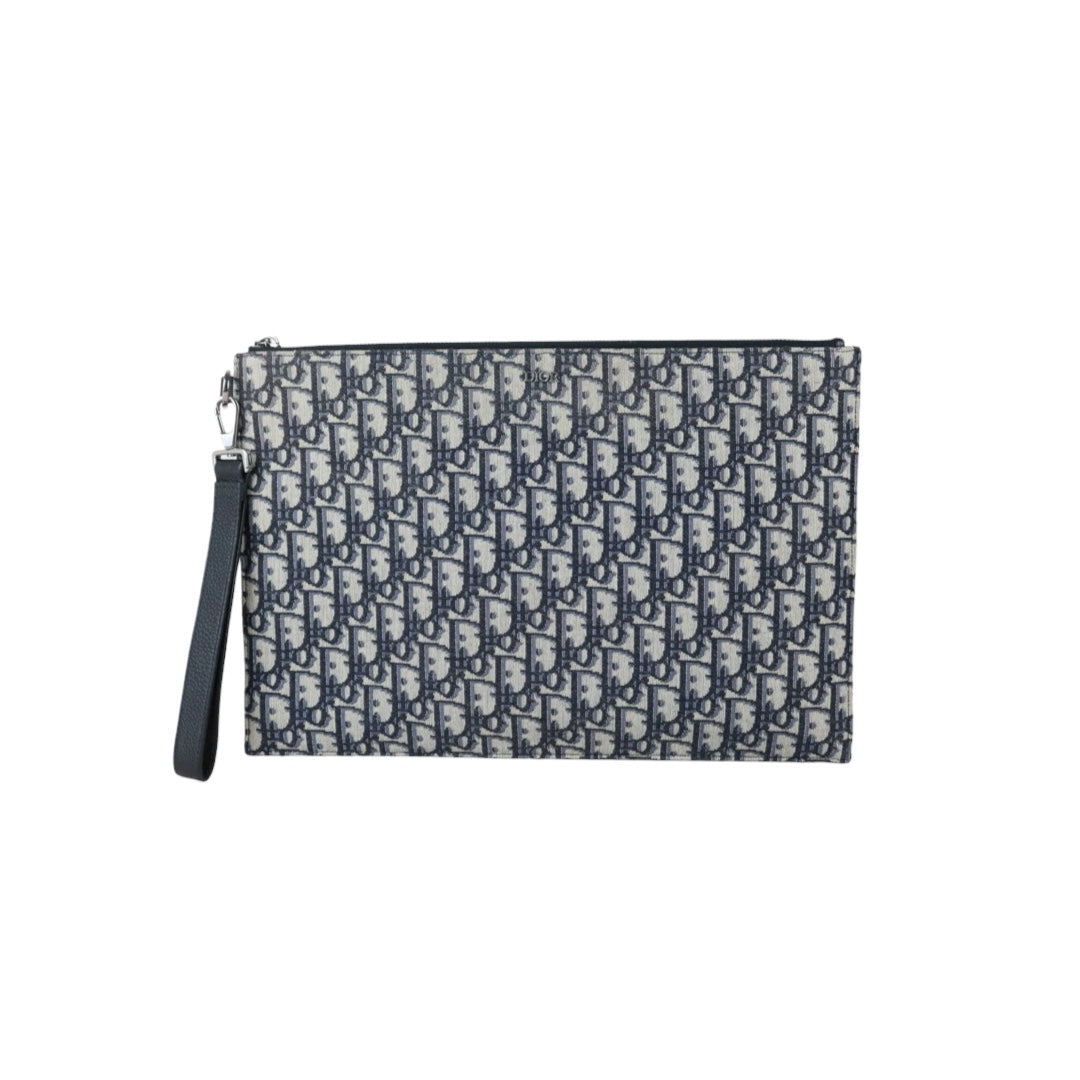 Include Entrupy Certificate of Authenticity｜Very Good ( Rank A)｜ Dior  Montaigne Oblique Pouch Handbag 35｜S26052204