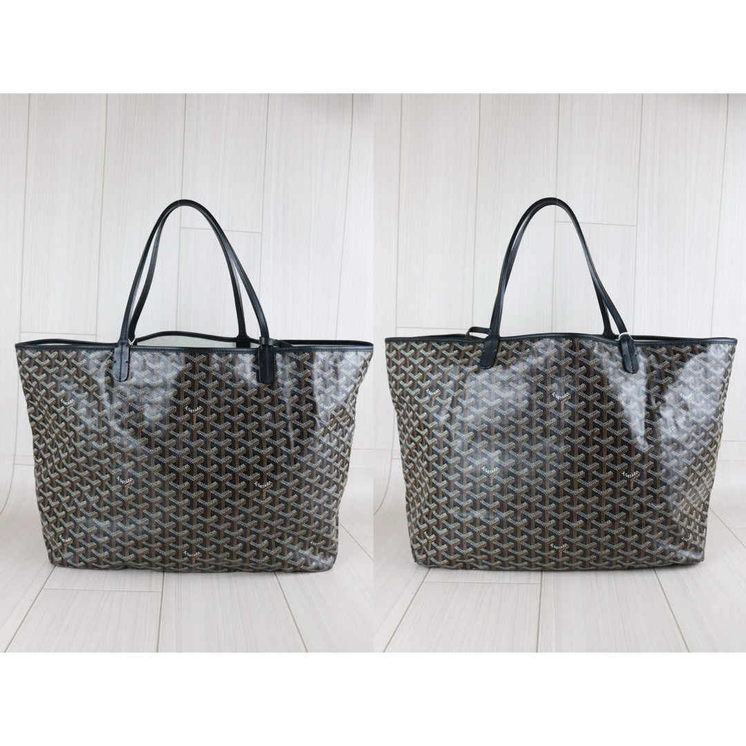 Very Good ( Rank A)｜ Goyard Saint-Louis GM Tote Bag Black｜S25070701